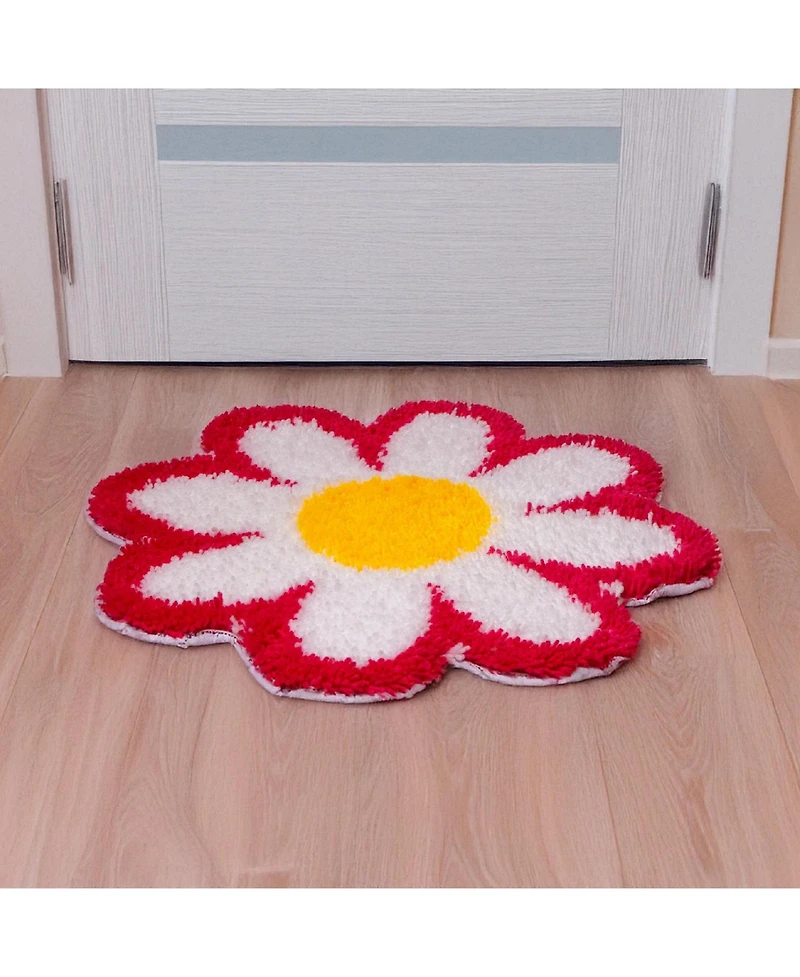 John Bead Daisy Flower Latch Hook Diy Kit for Beginners