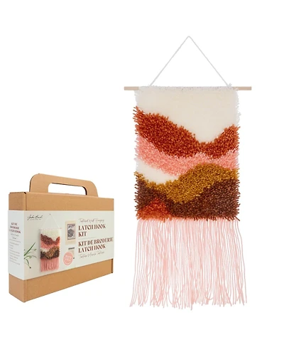 John Bead Textured Wall Hanging Latch Hook Diy Kit for Beginners