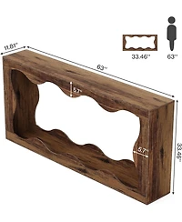 Slickblue63 Inch Farmhouse Console Table for Entryway and Behind Sofa