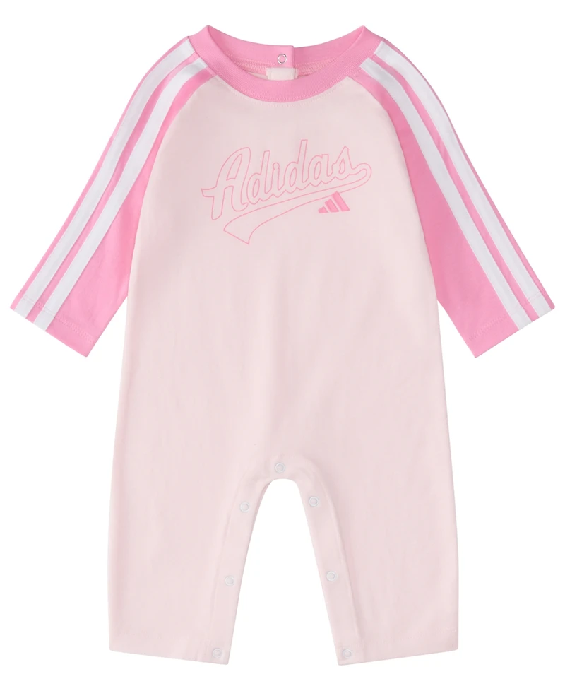 adidas Baby Girls' Raglan Coverall
