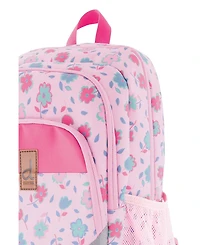 Deux par Deux Little Girl Flowers Compact Functional Backpack