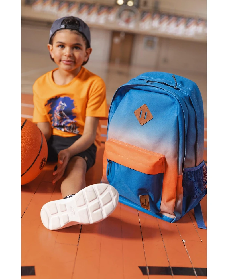 Deux par Deux Little Boy Gradient Practical Durable Spacious Backpack