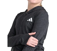 adidas Girls' 7-16 Long-Sleeve Full-Zip Hooded Jacket