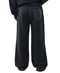 True Religion Men's Applique Big T Baggy Pants