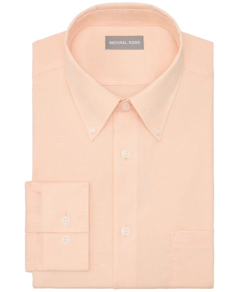 Michael Kors Men's Regular-Fit Long-Sleeve Dress Shirt