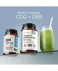 SMNutrition Calcium D-Glucarate 500mg Supplement for Hormone and Liver Support, 180 Capsules
