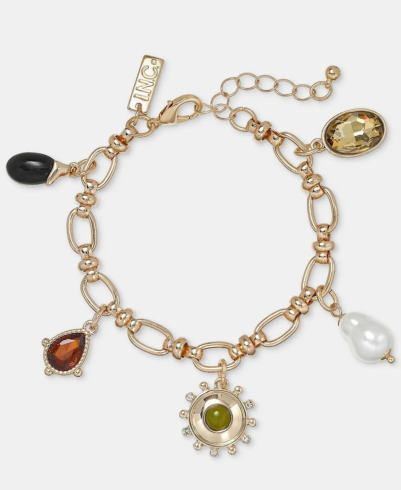 I.n.c. International Concepts Statement Stones Shaky Charm Bracelet, Macy's Exclusive