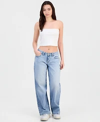 Celebrity Pink Women's Low-Rise Straight-Leg Jeans