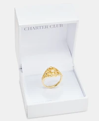 Charter Club Cubic Zirconia Pave Ring, Macy's Exclusive