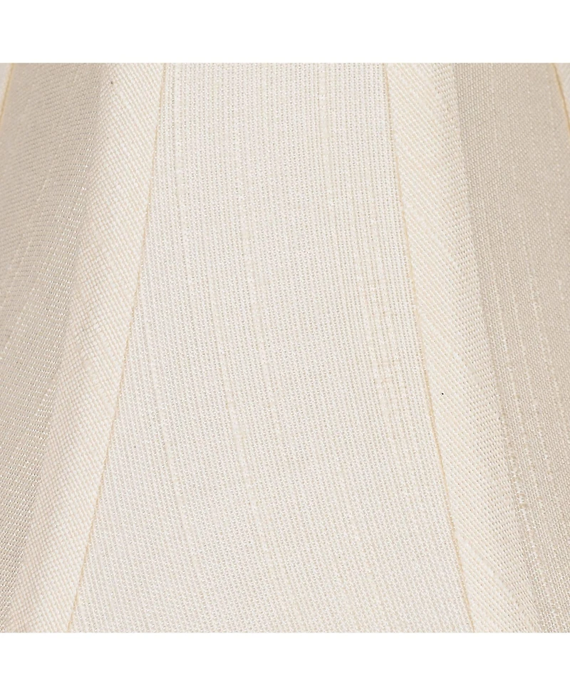 Imperial Shade Set of 2 Bell Lamp Shades Cream Small 3" Top x 6" Bottom x 5" High Candelabra Clip-On Fitting