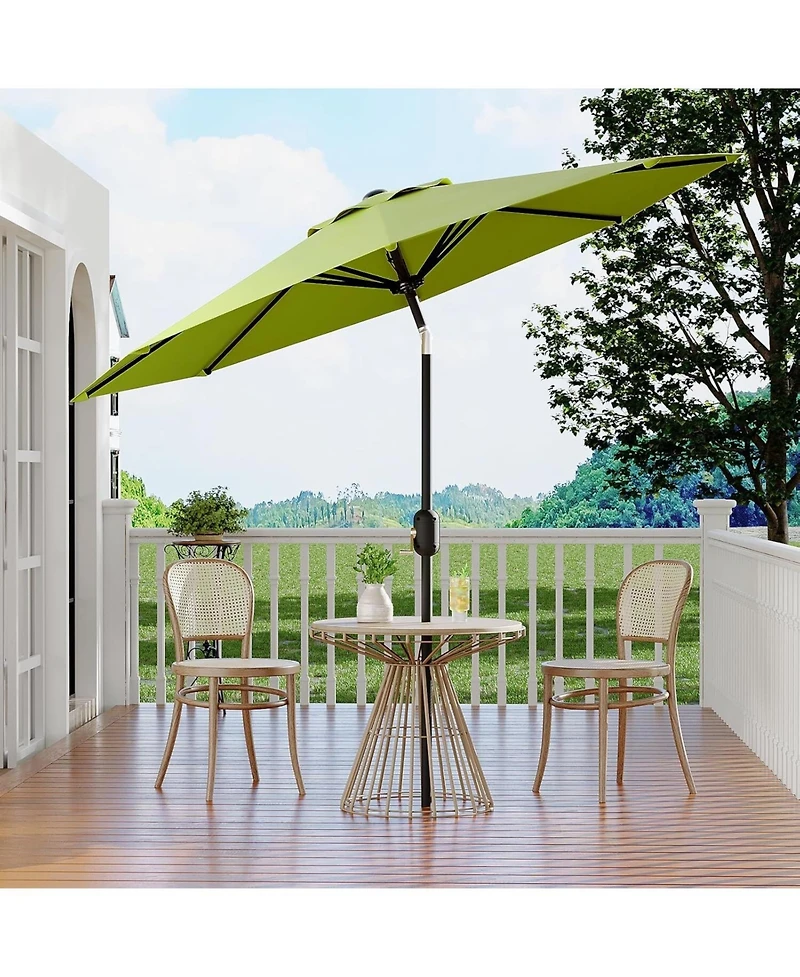 gaomon Feet Outdoor Table Patio Umbrella, Waterproof Uv Protection for Garden, Backyard