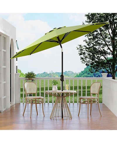 gaomon Feet Outdoor Table Patio Umbrella, Waterproof Uv Protection for Garden, Backyard