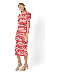 English Factory Women's Cherry Printed Midi Dress