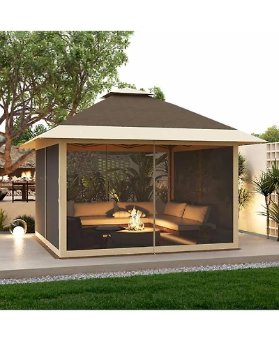gaomon Pop Up Gazebo Outdoor Canopy Shelter