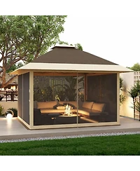 gaomon Pop Up Gazebo Outdoor Canopy Shelter