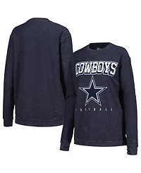 G-iii 4Her by Carl Banks Women's Navy Dallas Cowboys Comfy Cord Pullover Sweatshirt