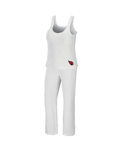 Wear by Erin Andrews Women's 2-Piece Cream Arizona Cardinals Cozy Scoop Neck Tank Top & Pants Sleep Set