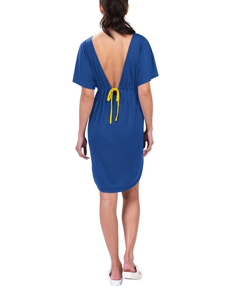 G-iii 4Her by Carl Banks Women's Royal Los Angeles Rams Versus Swim Cover-Up