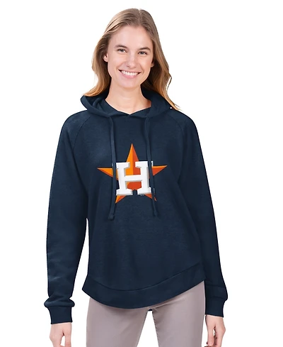 G-iii 4Her by Carl Banks Women's G-iii Navy Houston Astros Jordan Angel Raglan Fleece Pullover Hoodie