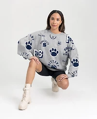 Gameday Couture Women's Gray Penn State Nittany Lions Always on Repeat Fleece Sweatshirt