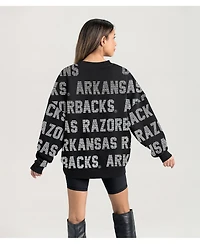 Gameday Couture Women's Black Arkansas Razorbacks Hype Era Sweatshirt