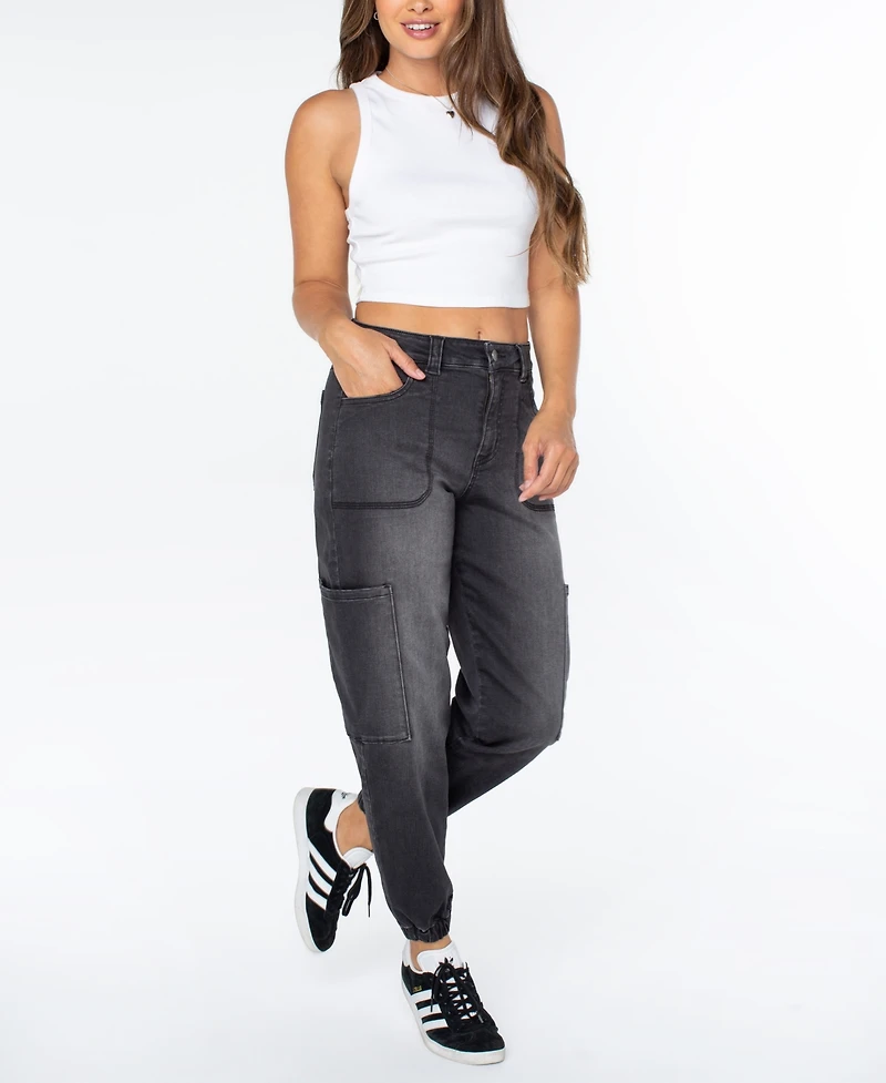 Celebrity Pink Women's High-Rise Cargo Jogger Pants