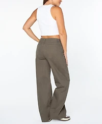 Celebrity Pink Women's Mid-Rise Baggy Jeans