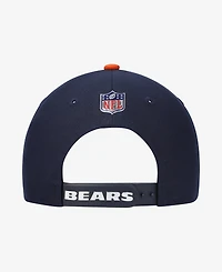 New Era Big Boys and Girls Navy/Orange Chicago Bears 2026 Nfl Draft Pre-Curved 9FIFTY Snapback Hat