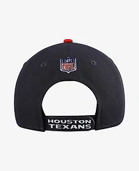 New Era Big Boys and Girls Navy/Red Houston Texans 2026 Nfl Draft Pre-Curved 9FIFTY Snapback Hat