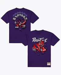 Mitchell & Ness Men's Purple Toronto Raptors Breakthrough T-Shirt