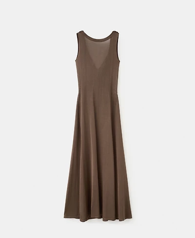 Mango Women's Draped Back Long Dress