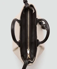 Mango Women's Small Canvas Bag