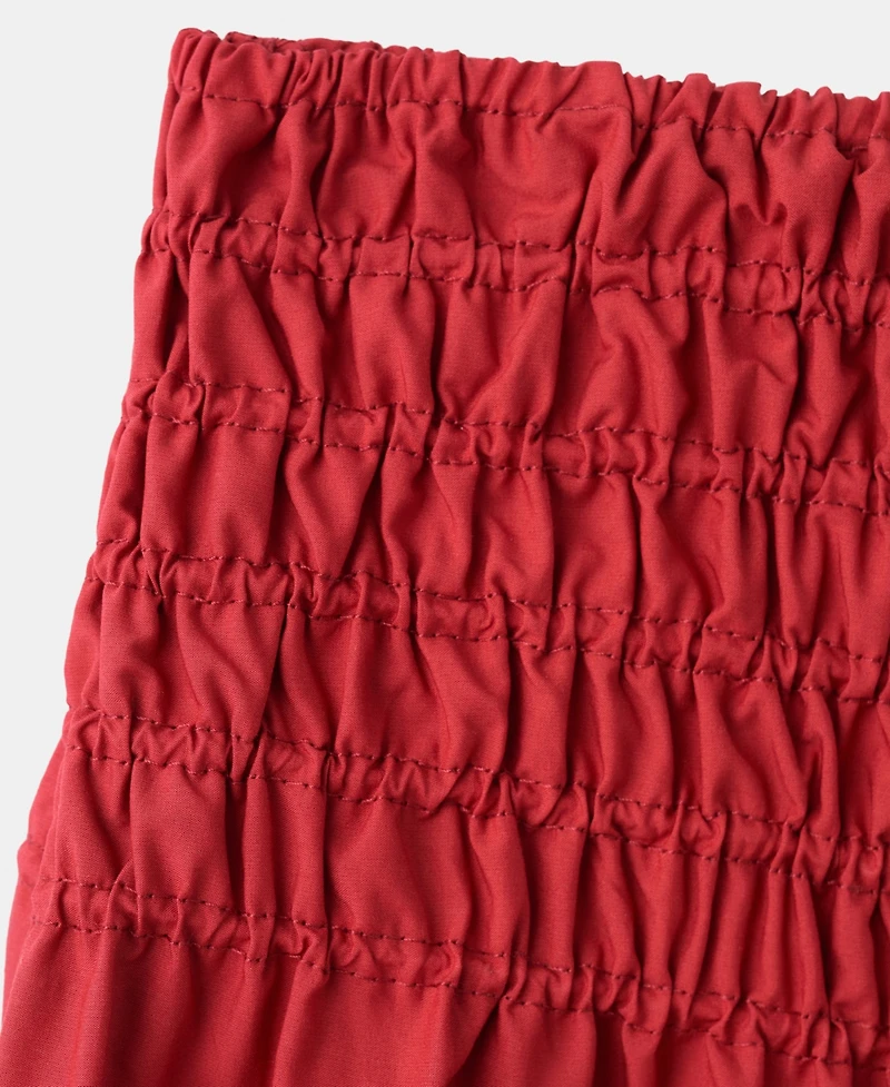 Mango Women's Shirred Waist Lyocell Skirt