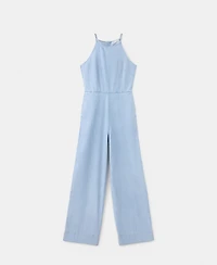 Mango Women's Lyocell Denim Jumpsuit
