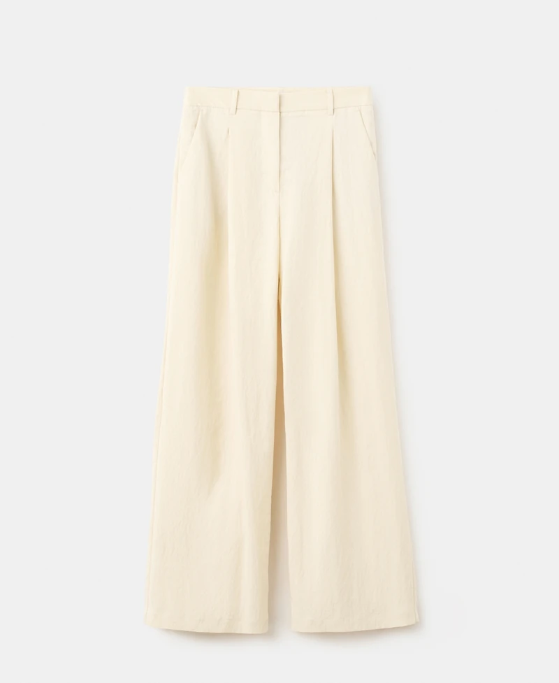 Mango Women's Mid-Rise Lyocell Pants