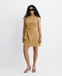 Mango Women's Bow Short Dress