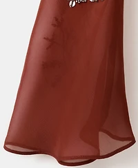 Mango Women's Embroidered Crystal Bell-Sleeve Dress