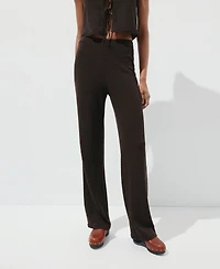 Mango Women's Straight Knitted Pants