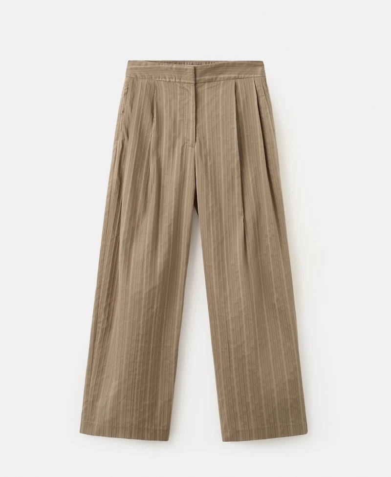 Mango Women's High-Waist Straight Pants