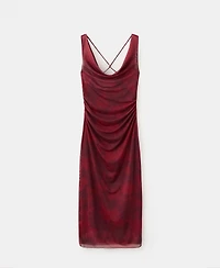 Mango Women's Draped Fitted Dress