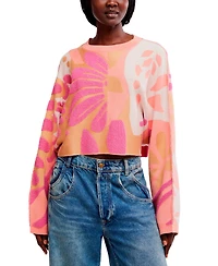 Free People Women's Mia Oversized Crewneck Sweater