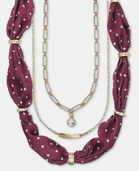 On 34th Layered Scarf Three-Row Necklace, Macy's Exclusive