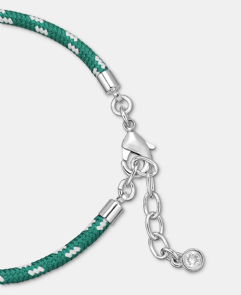 On 34th Crystal Cord Flex Tennis Bracelet, Macy's Exclusive
