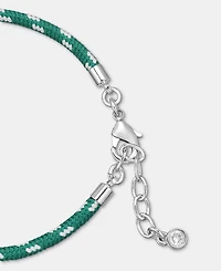 On 34th Crystal Cord Flex Tennis Bracelet, Macy's Exclusive