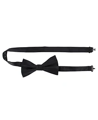 Trafalgar Big and Tall Sutton Solid Color Silk Bow Tie