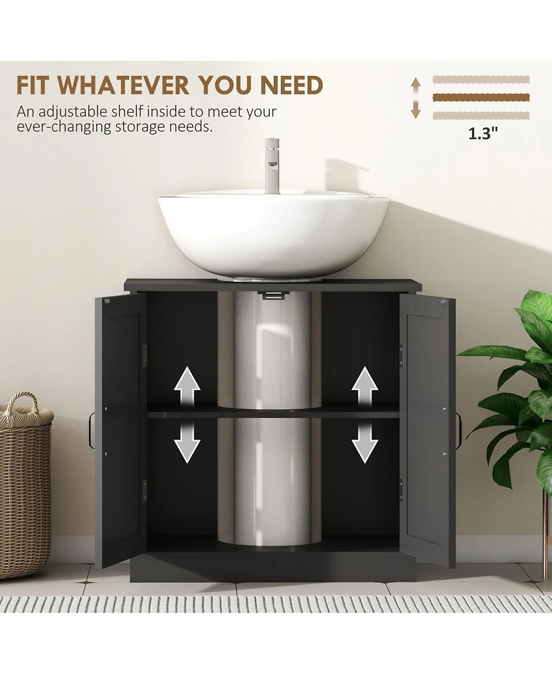 Phying Pedestal Sink Cabinet Freestanding Bathroom Sink Storage Cabinet with Shelf Multifunctional Under Sink Organizer for Bathroom Home Decor