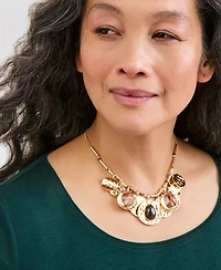 Style & Co Multi-Jewel Shaky Statement Necklace, 16" + 3" extender, Macy's Exclusive
