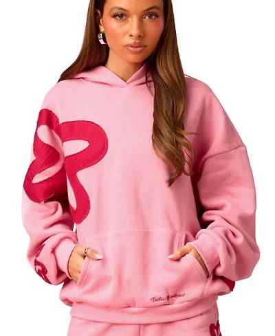 Edikted Women's Barbie Blossom Oversized Hoodie