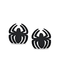 Bling Jewelry Widow Spider Stud Piercing Earrings Illusion Plug Stainless Steel Screwback