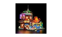 Lumibricks Cyberpunk Japanese Izakaya Neon City Future Pub Led Light Model Set